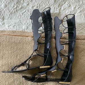 Gladiator sandals lace up